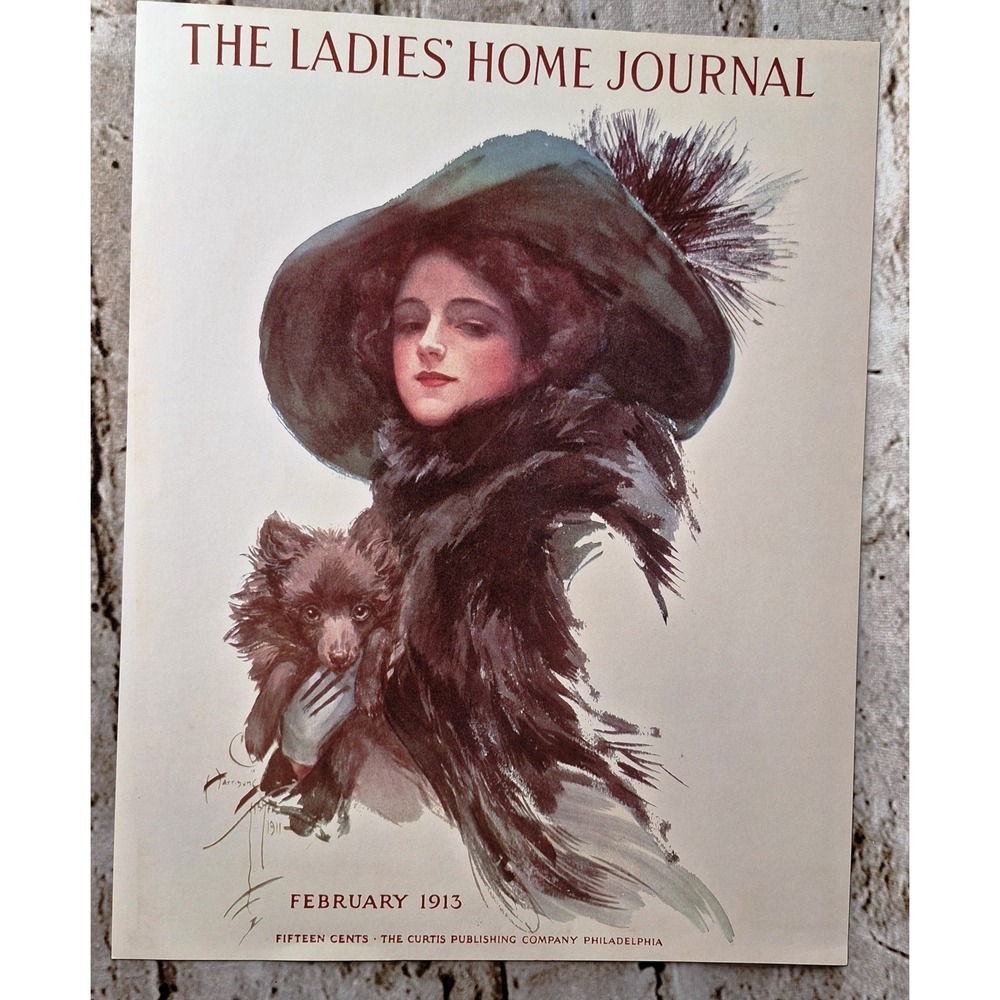 1913 Ladies' Home Journal Ad Poster Period Piece Ephemera Suitable for Framing‎